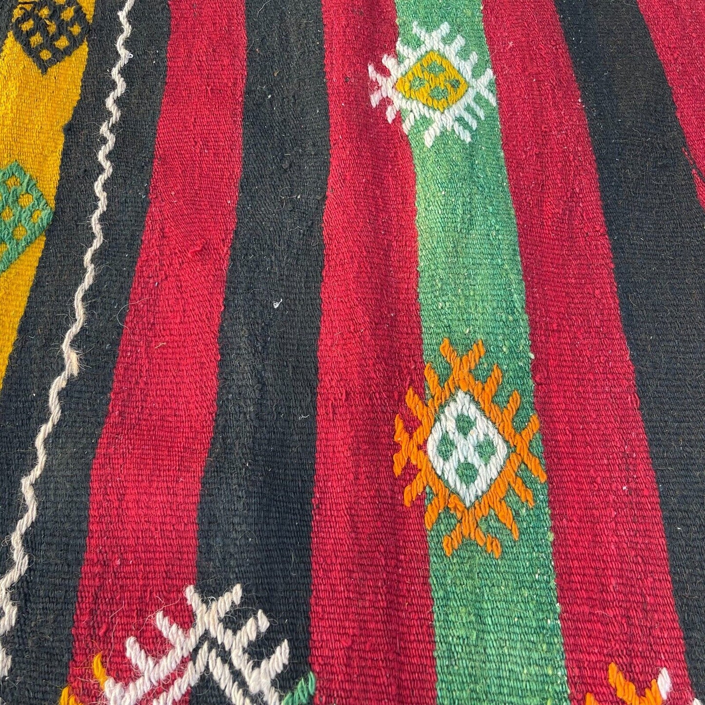 Traditional Turkish Kilim Rug,Vintage Kelim Teppich 137x100 Cm