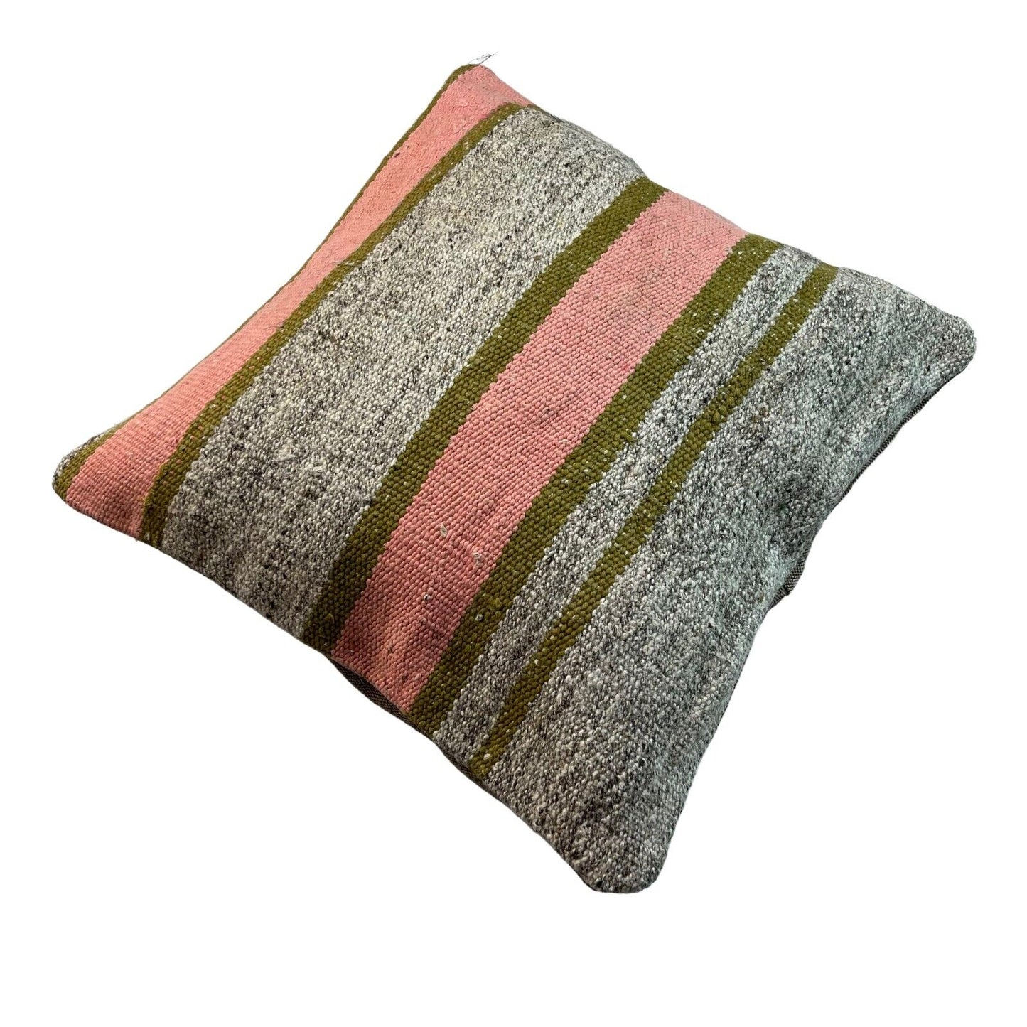 Einzigartige Kelim-Kissen,Turkish Kilim Pillow,16'×16'   Funda De Cojín Kilim