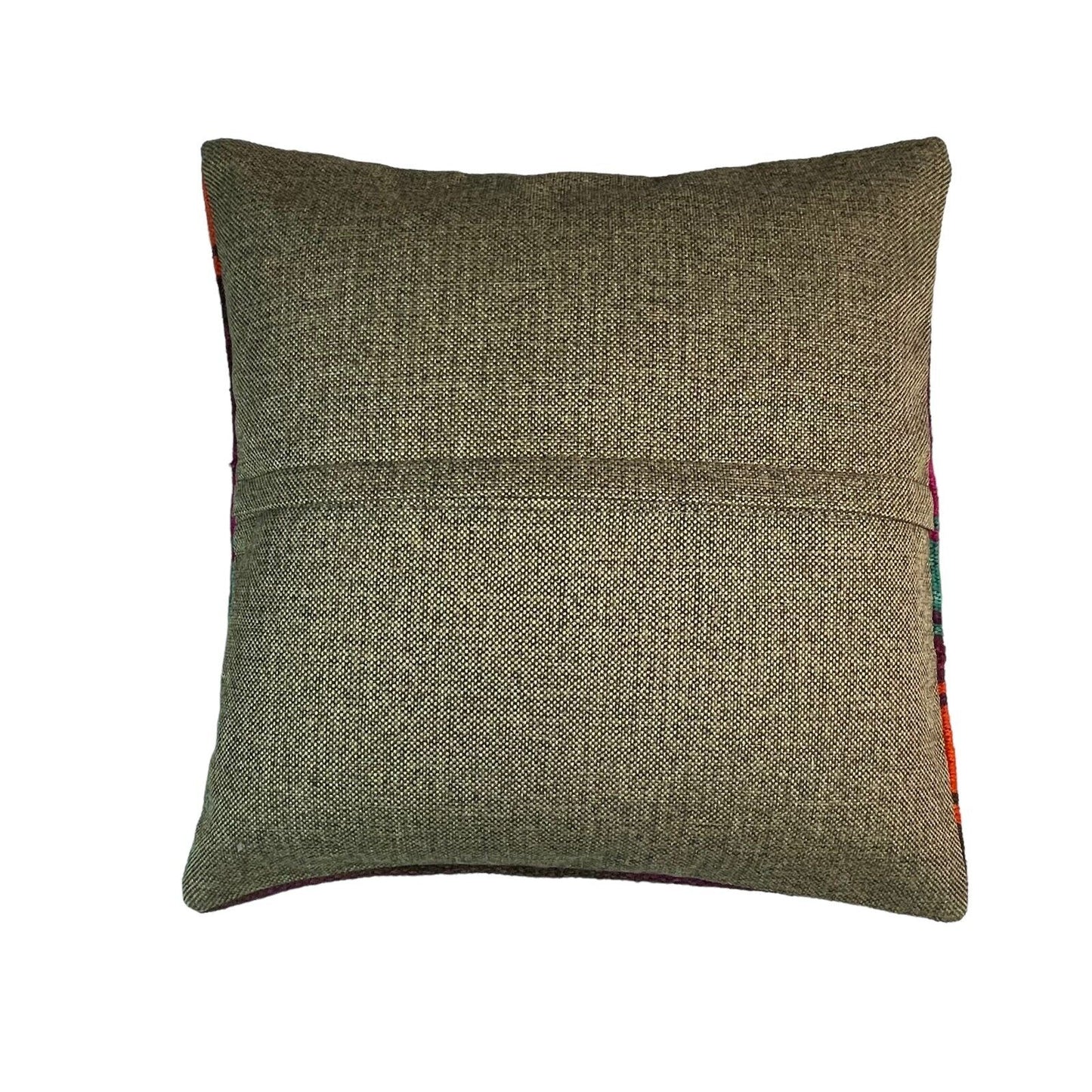 Einzigartige Kelim-Kissen,Turkish Kilim Pillow,16'×16'   Funda De Cojín Kilim