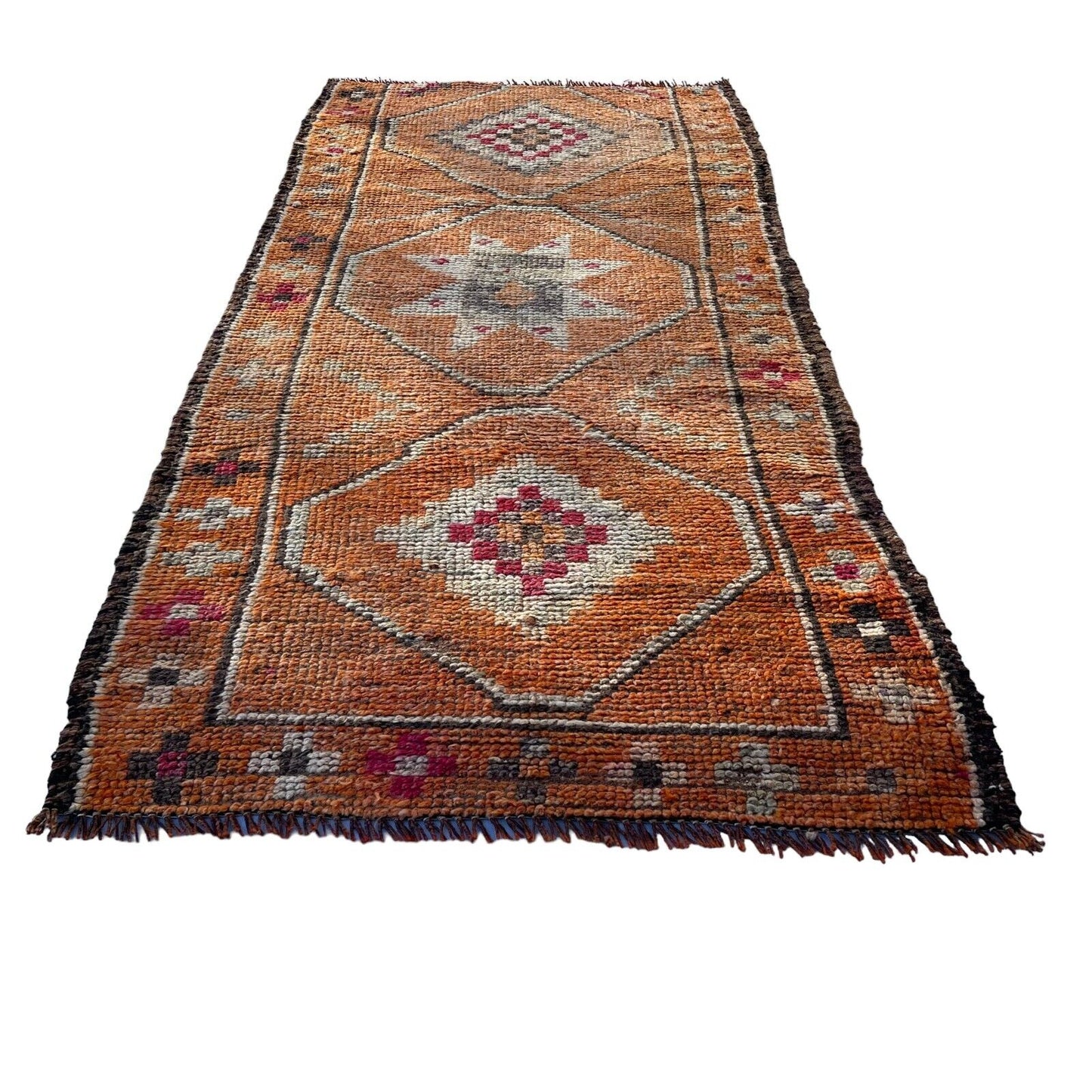 Traditional Turkish Kilim Rug,Vintage Kelim Teppich 192x90 Cm