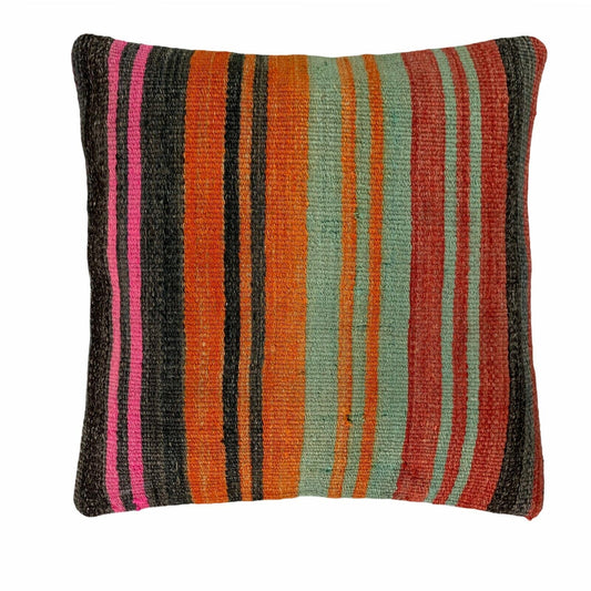 Einzigartige Kelim-Kissen,Turkish Kilim Pillow,16'×16'   Funda De Cojín Kilim