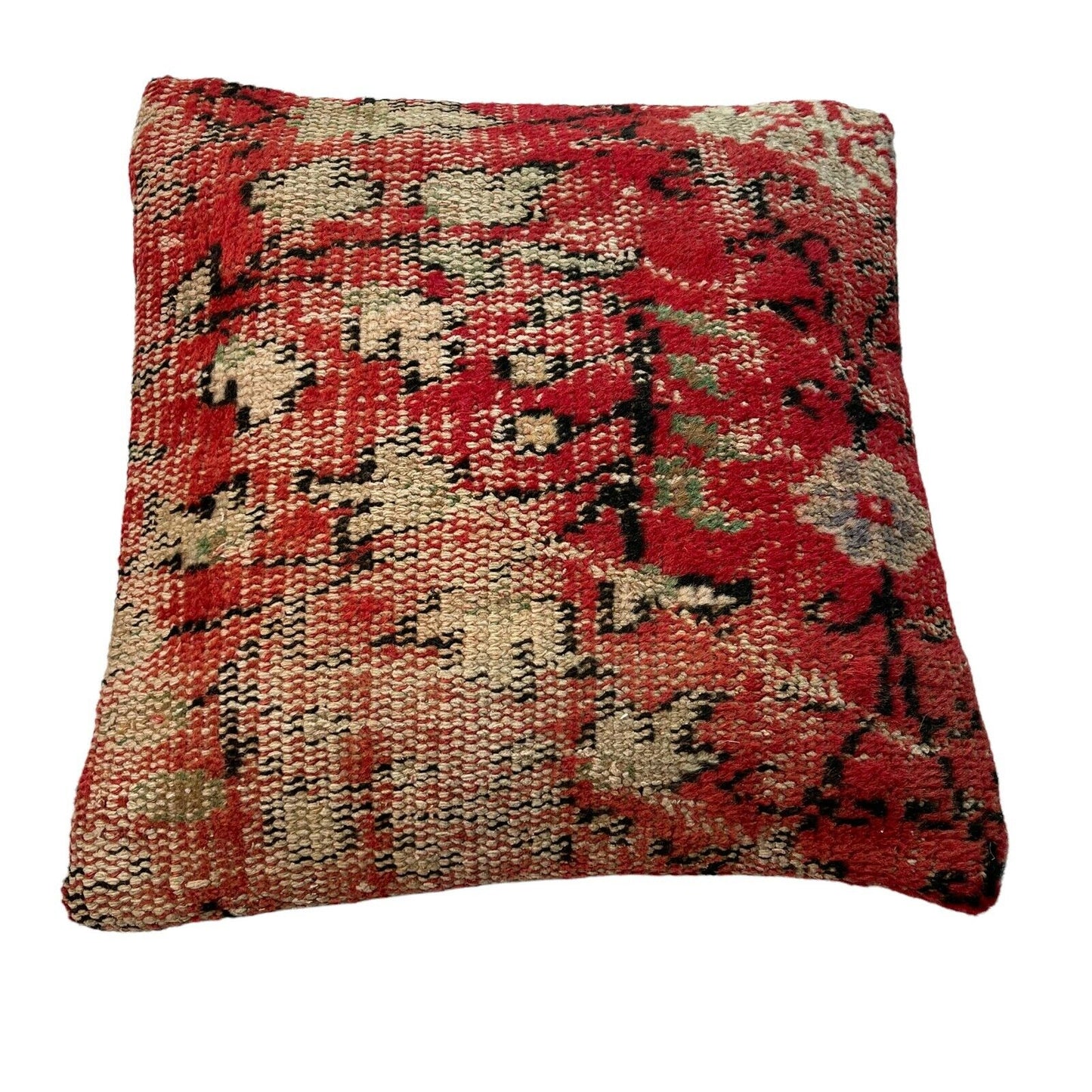 45 x 45  cm  , Vintage Turkish Cushion Cover ,  Vintage Handgemachte Kissenbezug