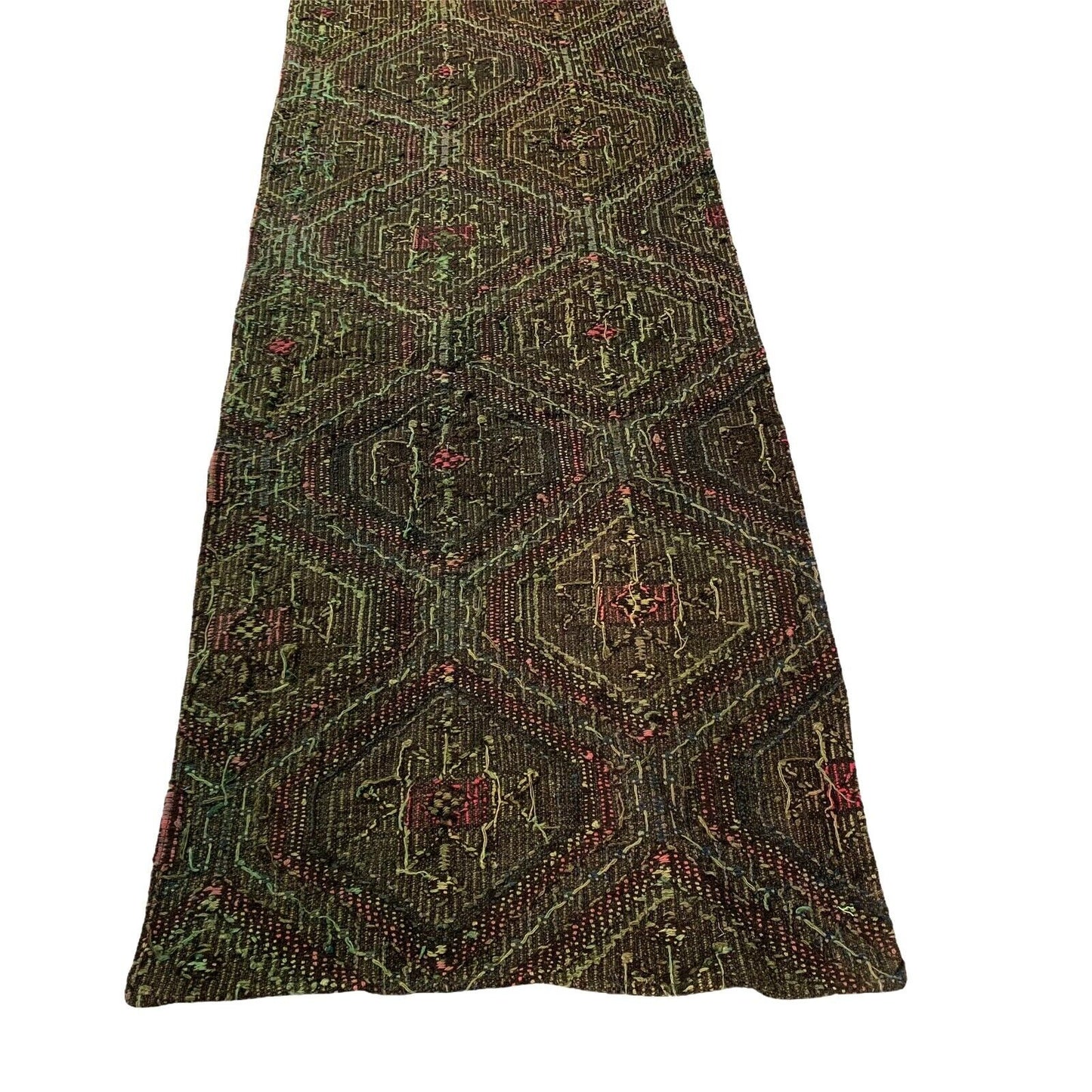 Traditioneller türkischer Kelim Teppich Läufer, Vintage KelimLäufer 300 x 70 cm