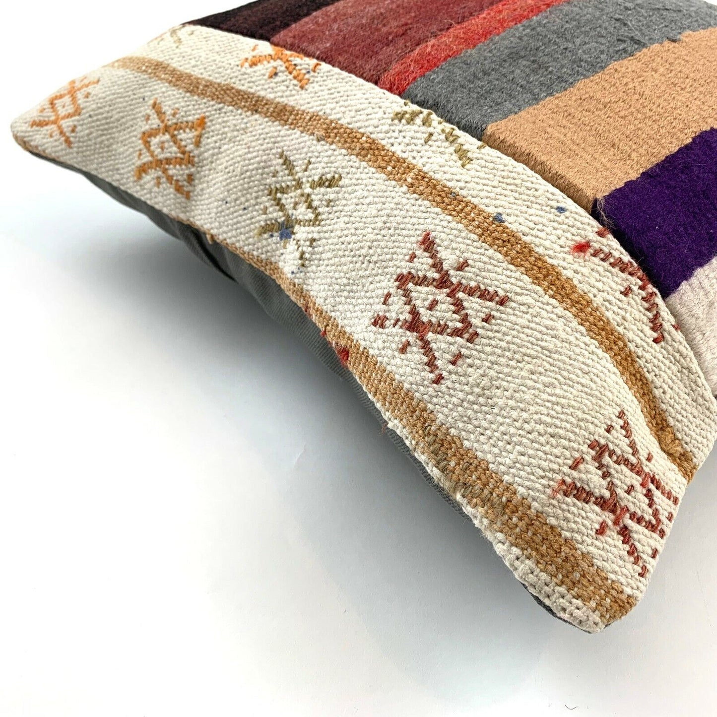 Einzigartige Kelim-Kissen,Turkish Kilim Pillow,16'×16' Pillow Cover, Boho Kissen