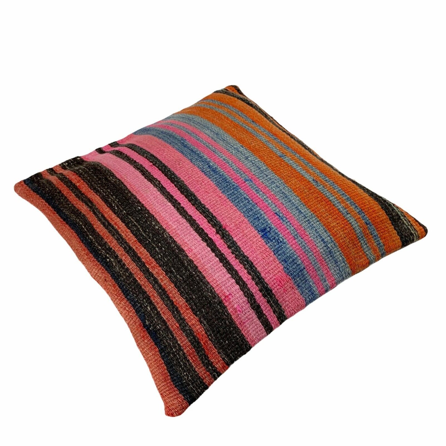 Einzigartige Kelim-Kissen,Turkish Kilim Pillow,16'×16'   Funda De Cojín Kilim