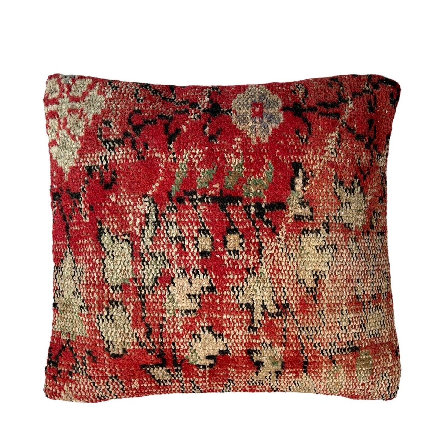 45 x 45  cm  , Vintage Turkish Cushion Cover ,  Vintage Handgemachte Kissenbezug