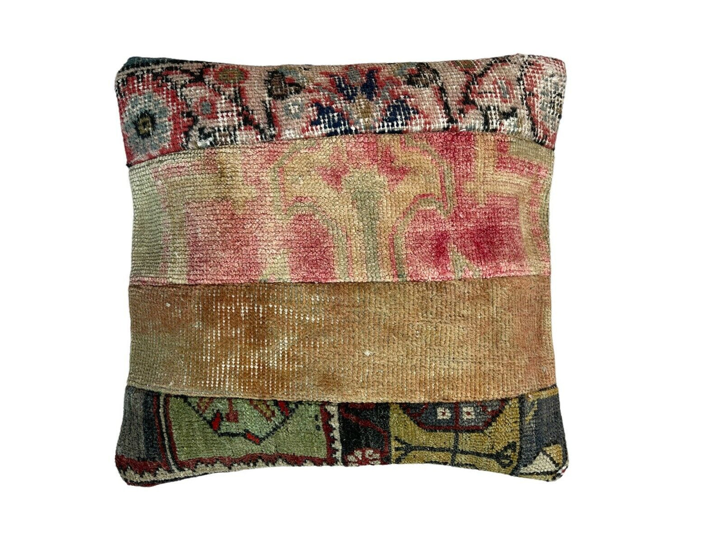 40 x 40 cm  , Vintage Turkish Cushion Cover ,  Vintage Handgemachte Kissenbezug