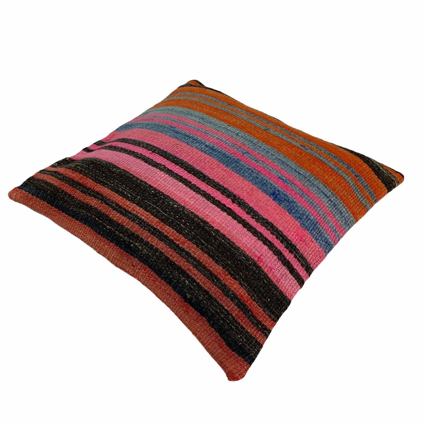 Einzigartige Kelim-Kissen,Turkish Kilim Pillow,16'×16'   Funda De Cojín Kilim