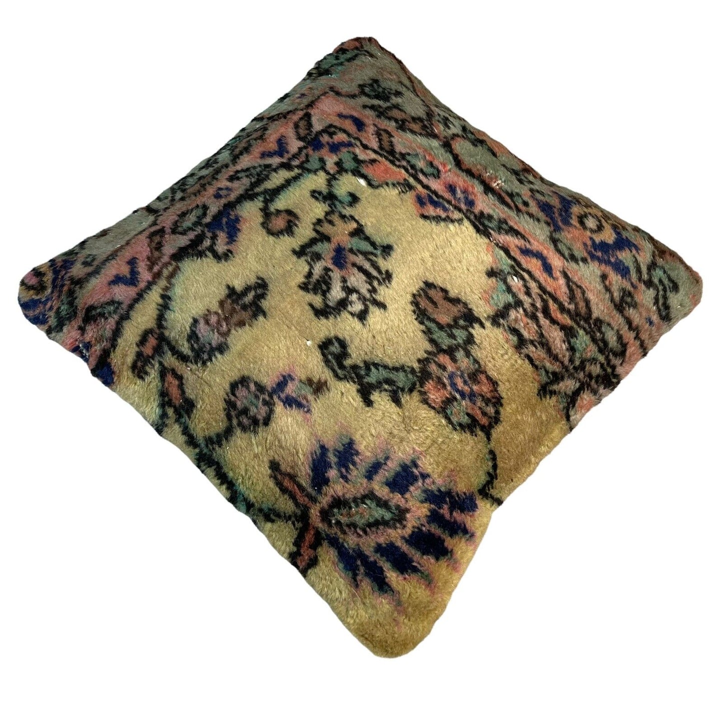 45 x 45 cm  , Vintage Turkish Cushion Cover ,  Vintage Handgemachte Kissenbezug