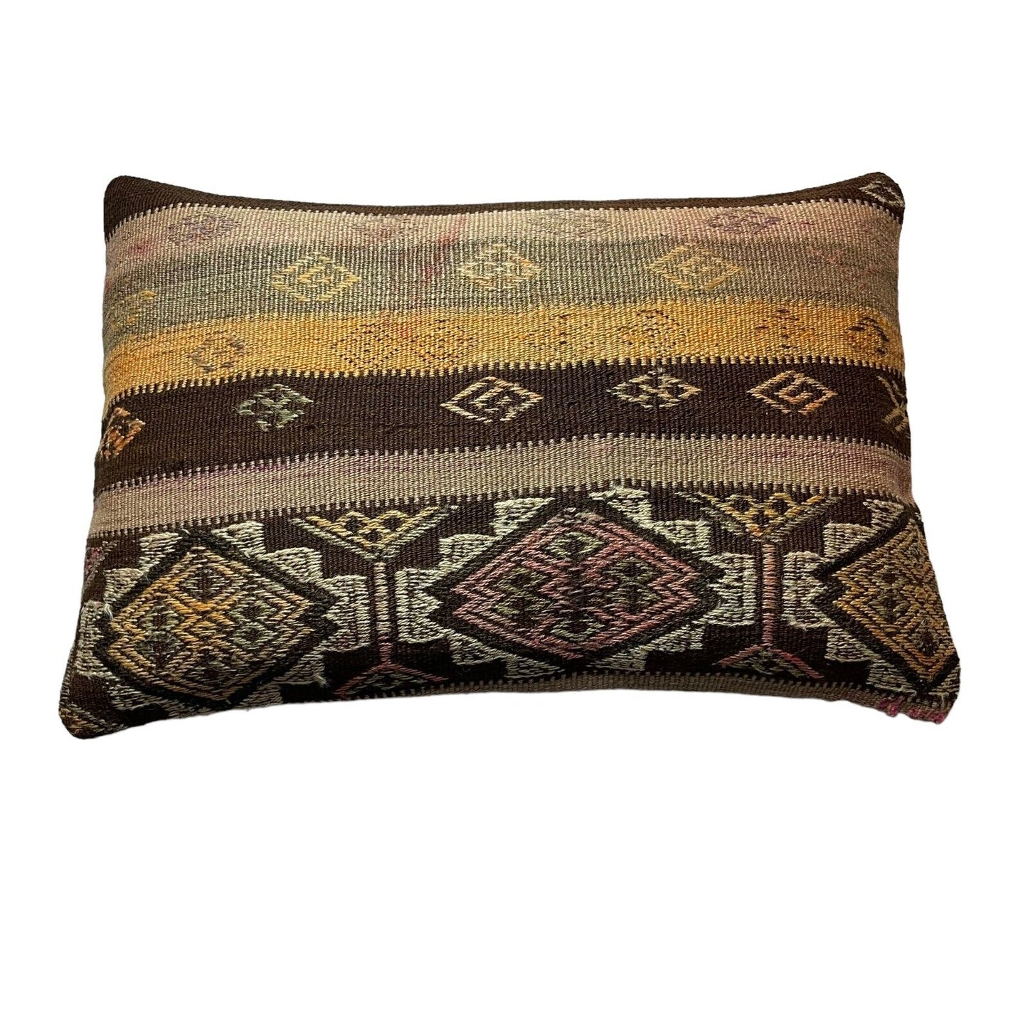 40x60 Cm Handgewebt Kelim Kissenbezug Vintage Kilim Cushion Cover , Boho,16'x24'