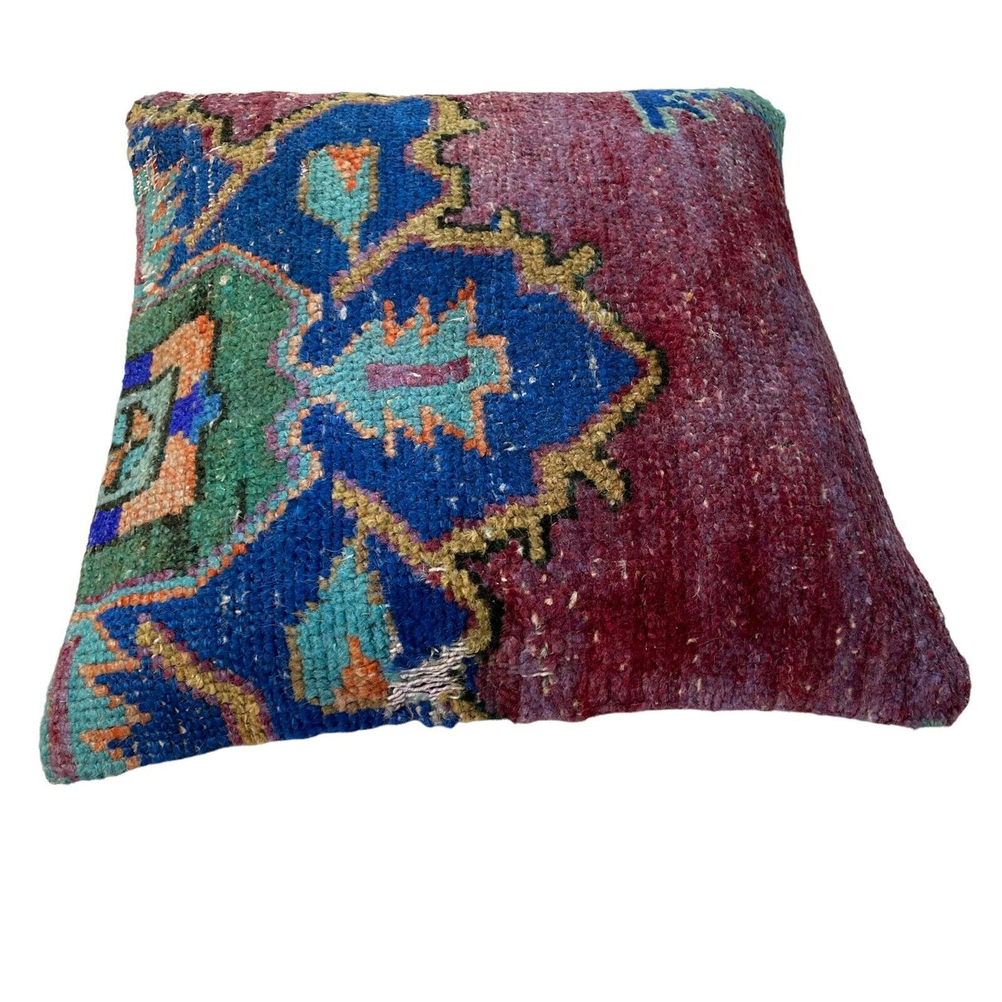 45 x 45 cm  , Vintage Turkish Cushion Cover ,  Vintage Handgemachte Kissenbezug