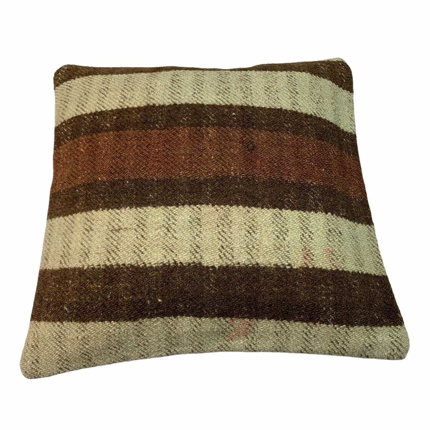 Einzigartige Kelim-Kissen,Turkish Kilim Pillow,16'×16'   Funda De Cojín Kilim