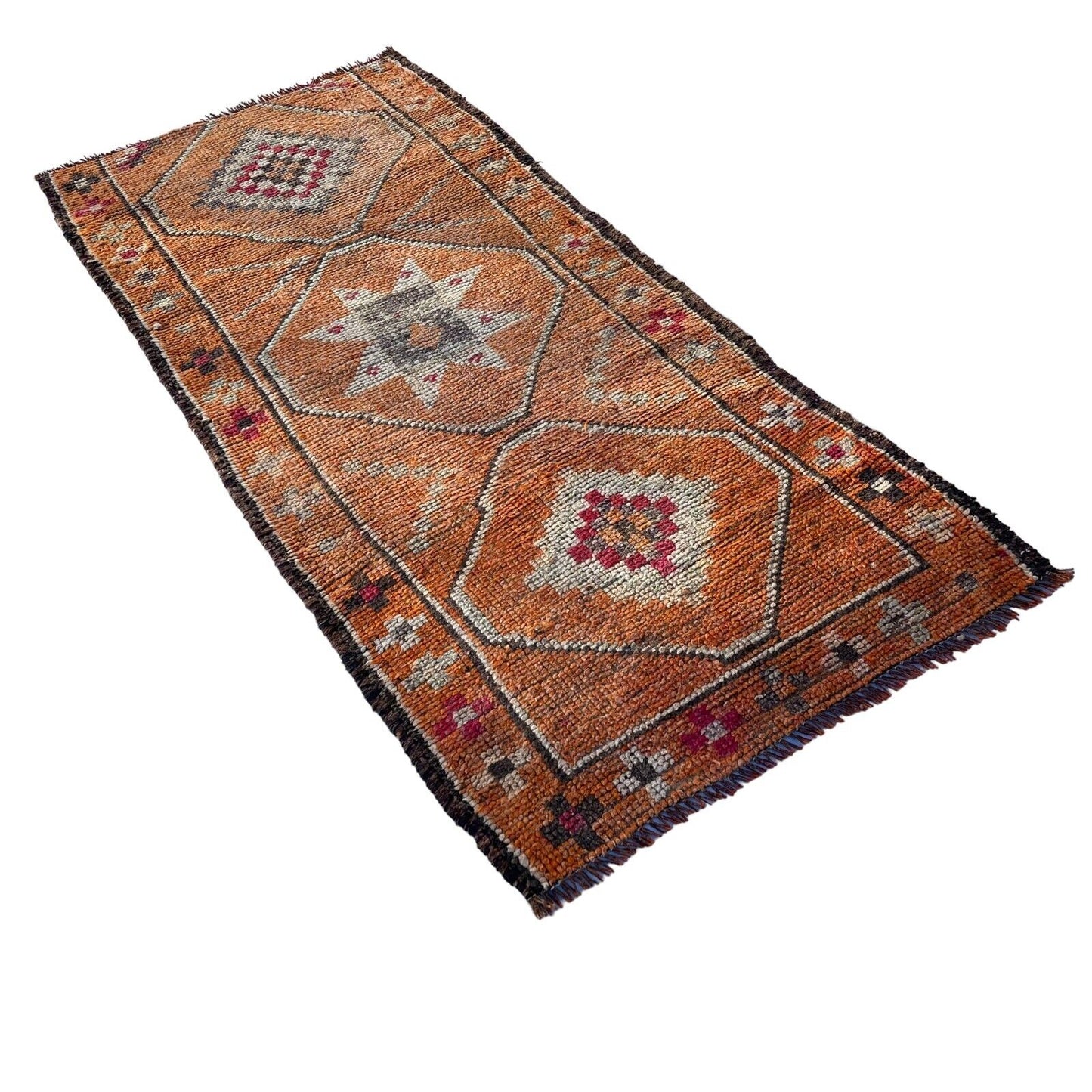 Traditional Turkish Kilim Rug,Vintage Kelim Teppich 192x90 Cm