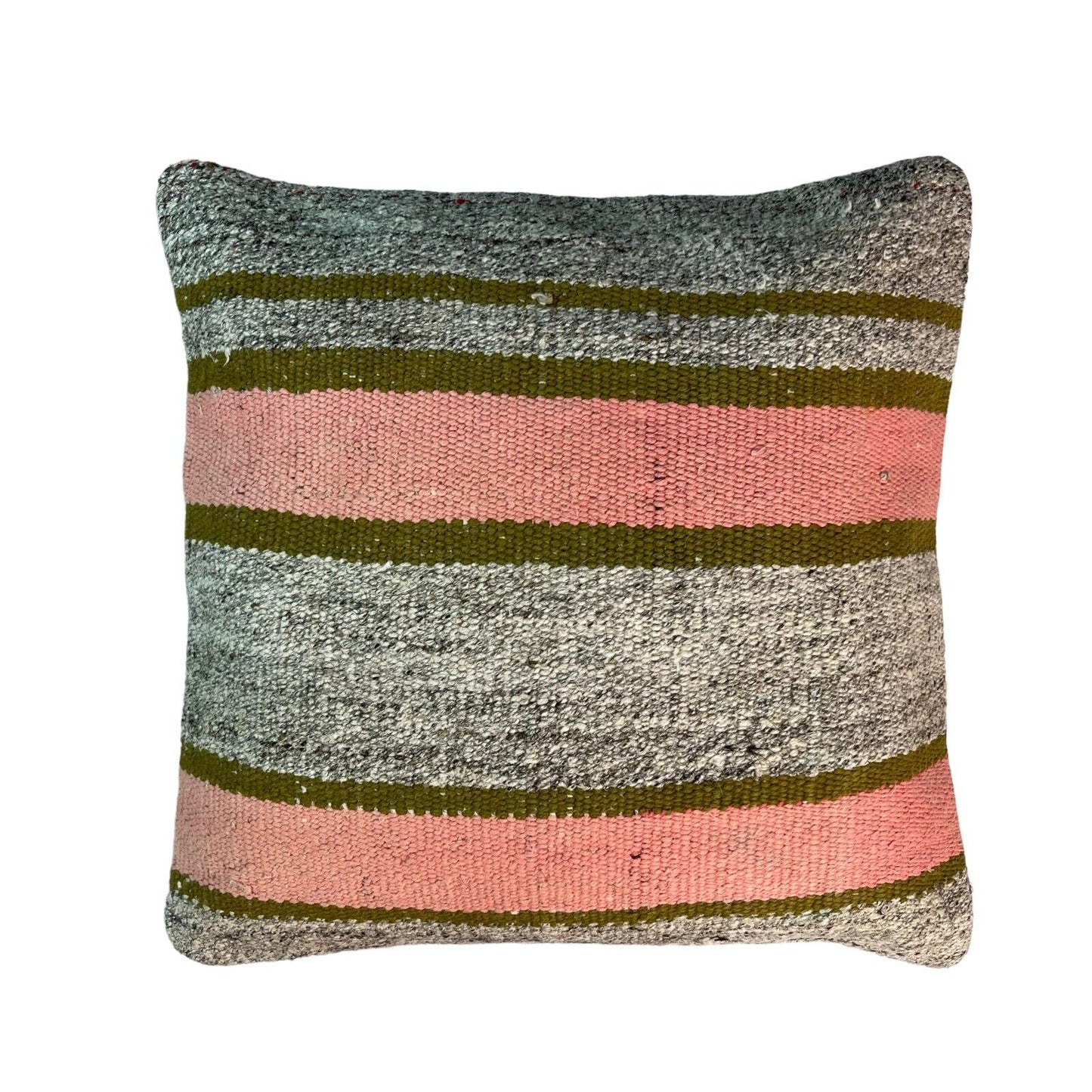 Einzigartige Kelim-Kissen,Turkish Kilim Pillow,16'×16'   Funda De Cojín Kilim