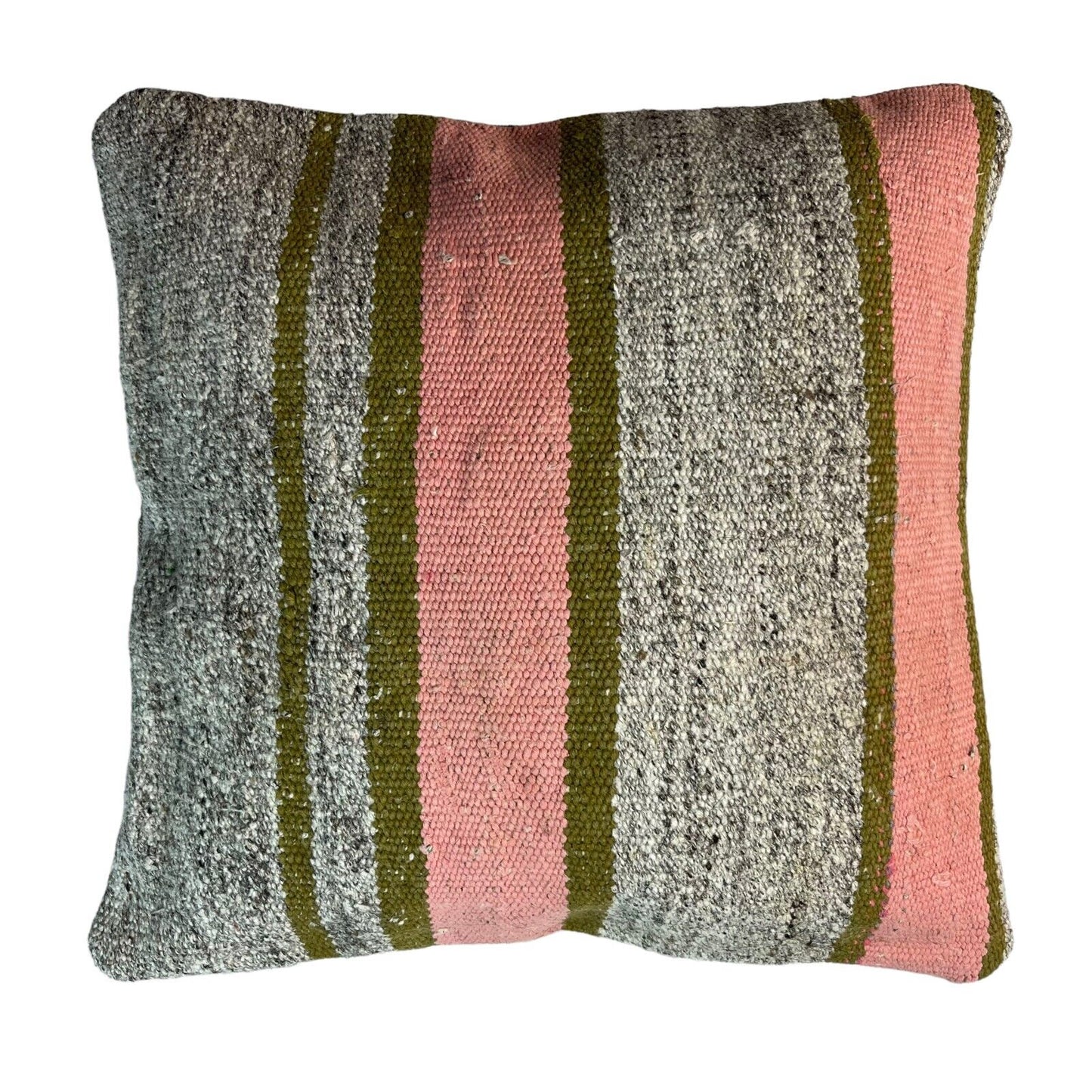 Einzigartige Kelim-Kissen,Turkish Kilim Pillow,16'×16'   Funda De Cojín Kilim