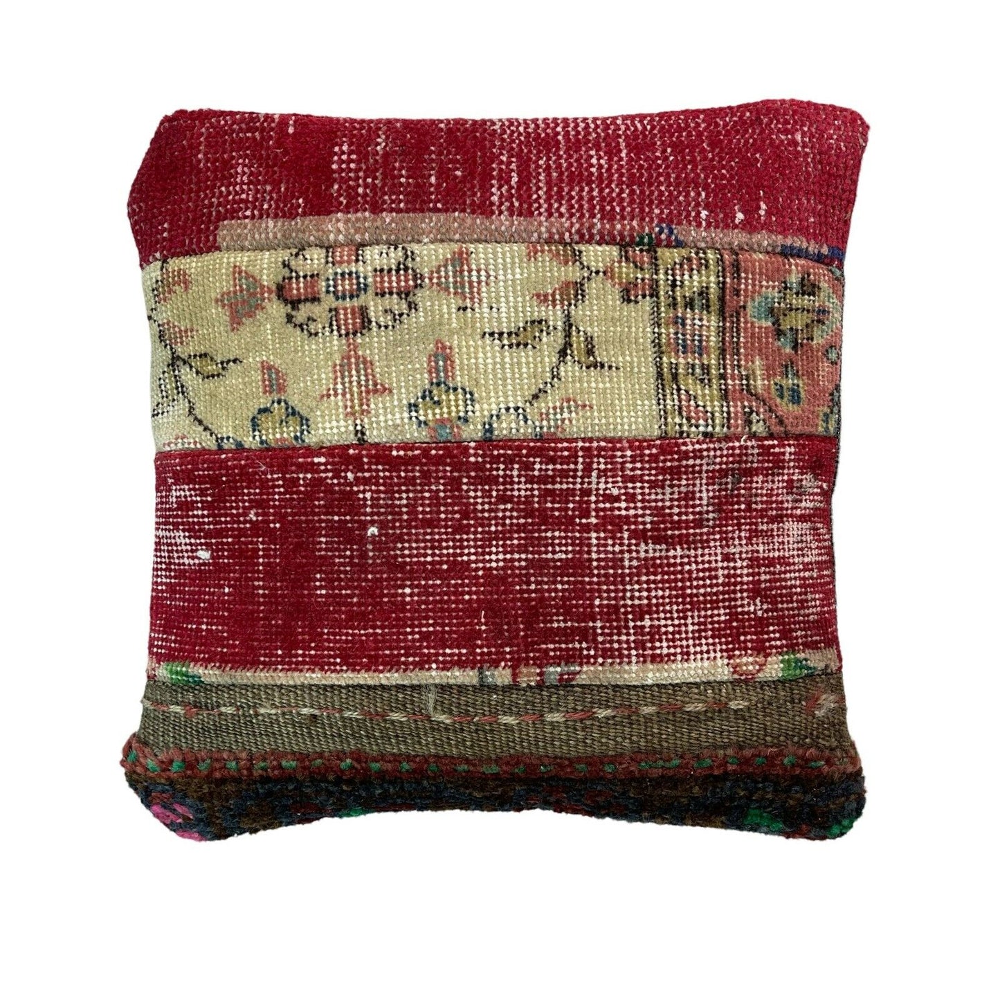 40 x 40 cm  , Vintage Turkish Cushion Cover ,  Vintage Handgemachte Kissenbezug