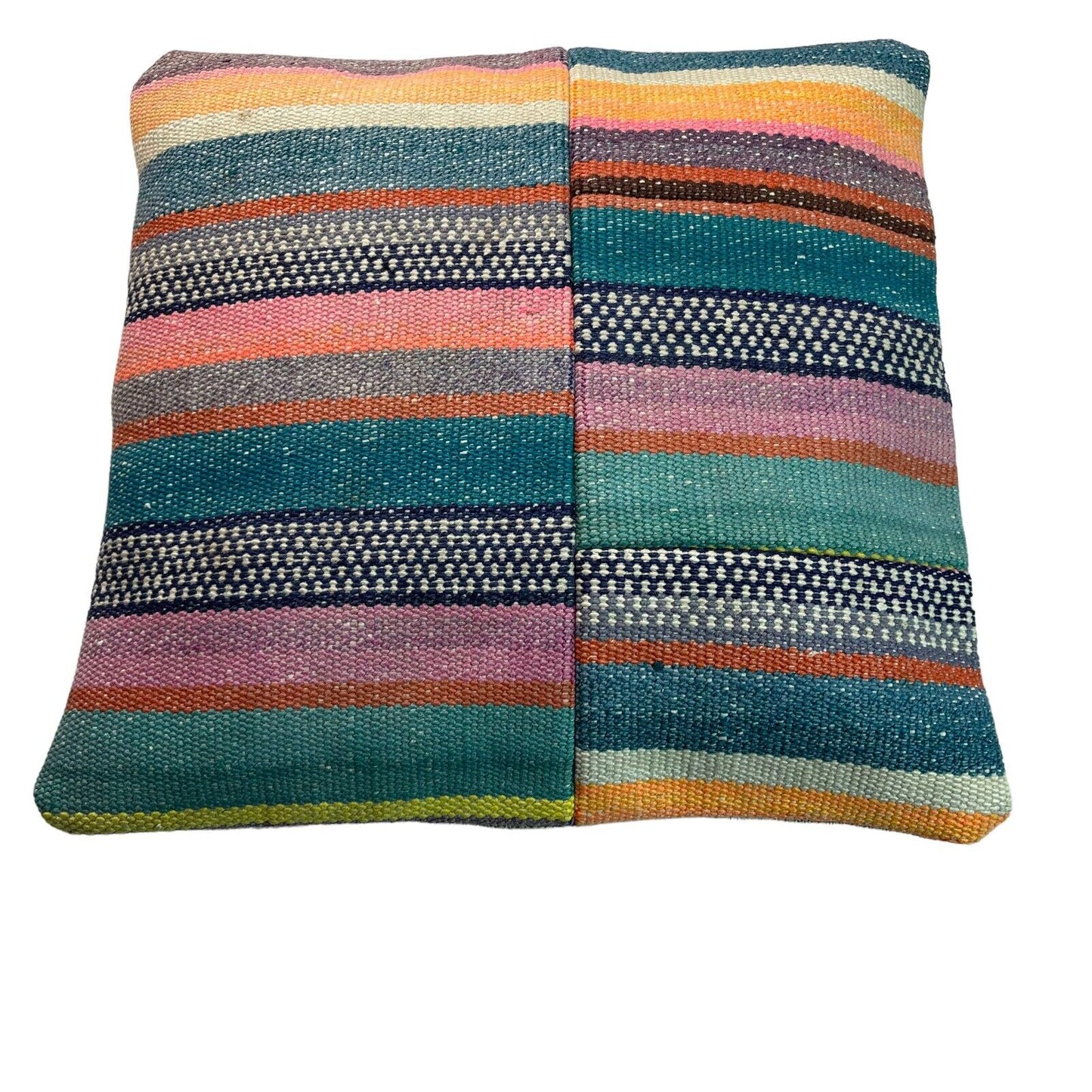 Einzigartige Kelim-Kissen,Turkish Kilim Pillow,16'×16'   Funda De Cojín Kilim