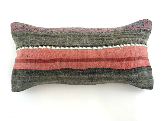 Einzigartige Kelimkissen Türkisch Kilim Pillow,12'×24' Pillow Cover Boho Kissen