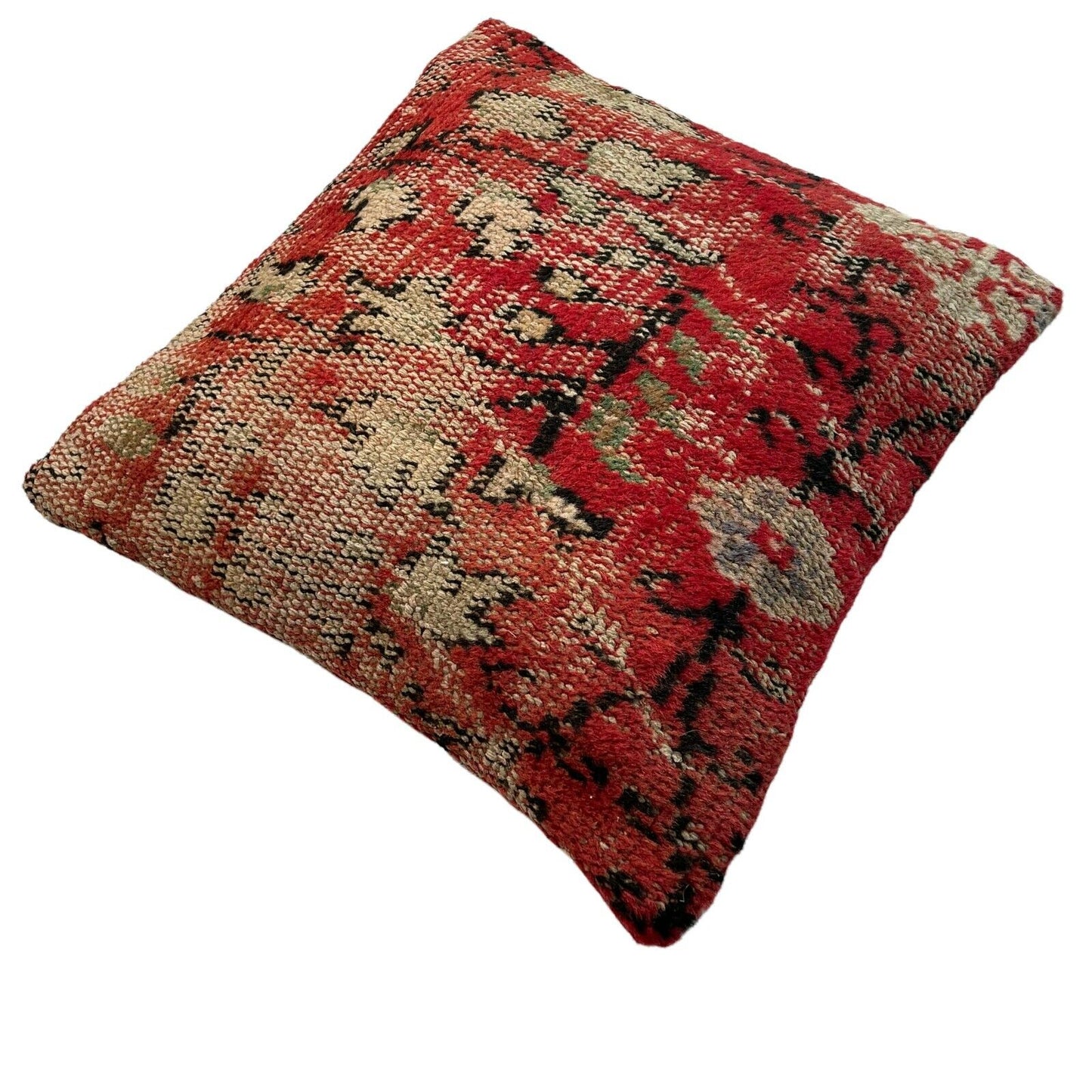 45 x 45  cm  , Vintage Turkish Cushion Cover ,  Vintage Handgemachte Kissenbezug