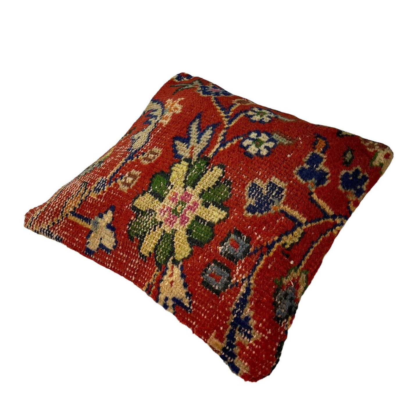 45 x 45 cm  , Vintage Turkish Cushion Cover ,  Vintage Handgemachte Kissenbezug