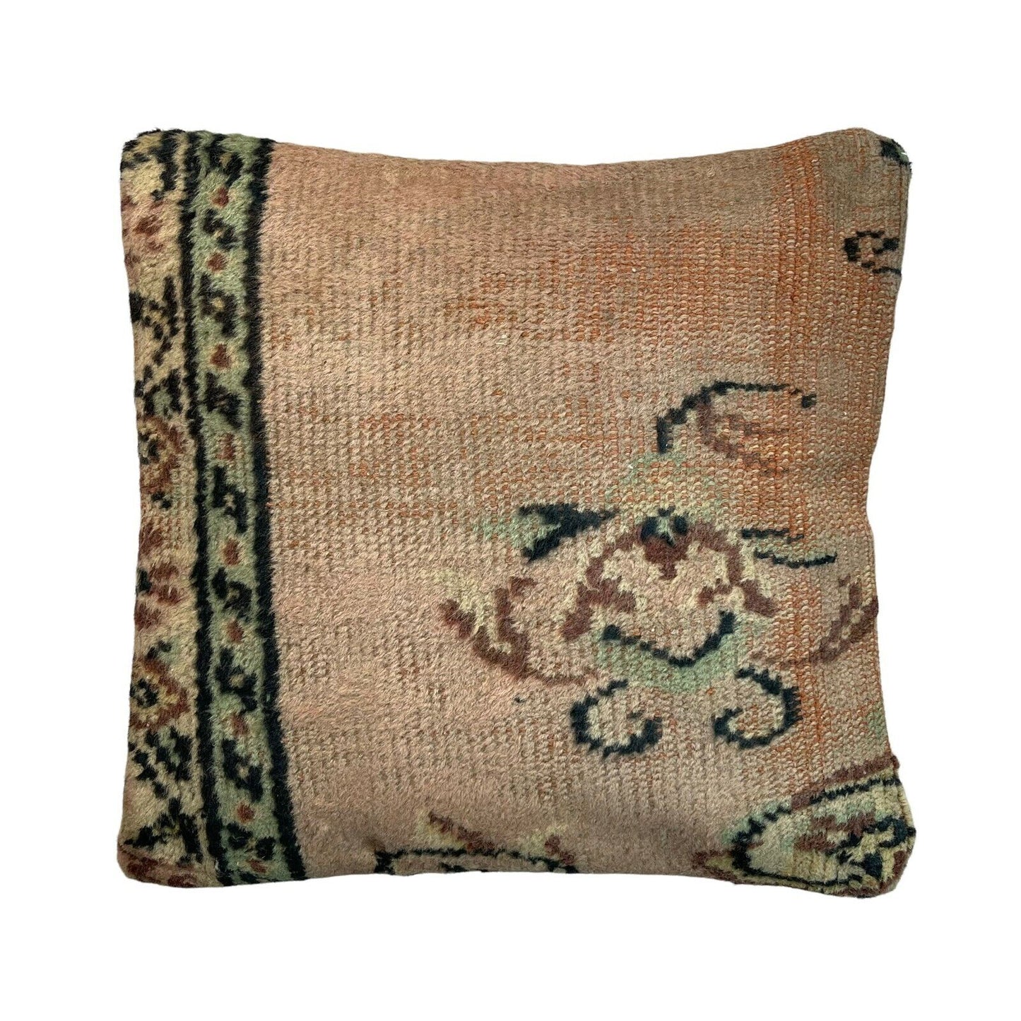 45 x 45 cm  , Vintage Turkish Cushion Cover ,  Vintage Handgemachte Kissenbezug