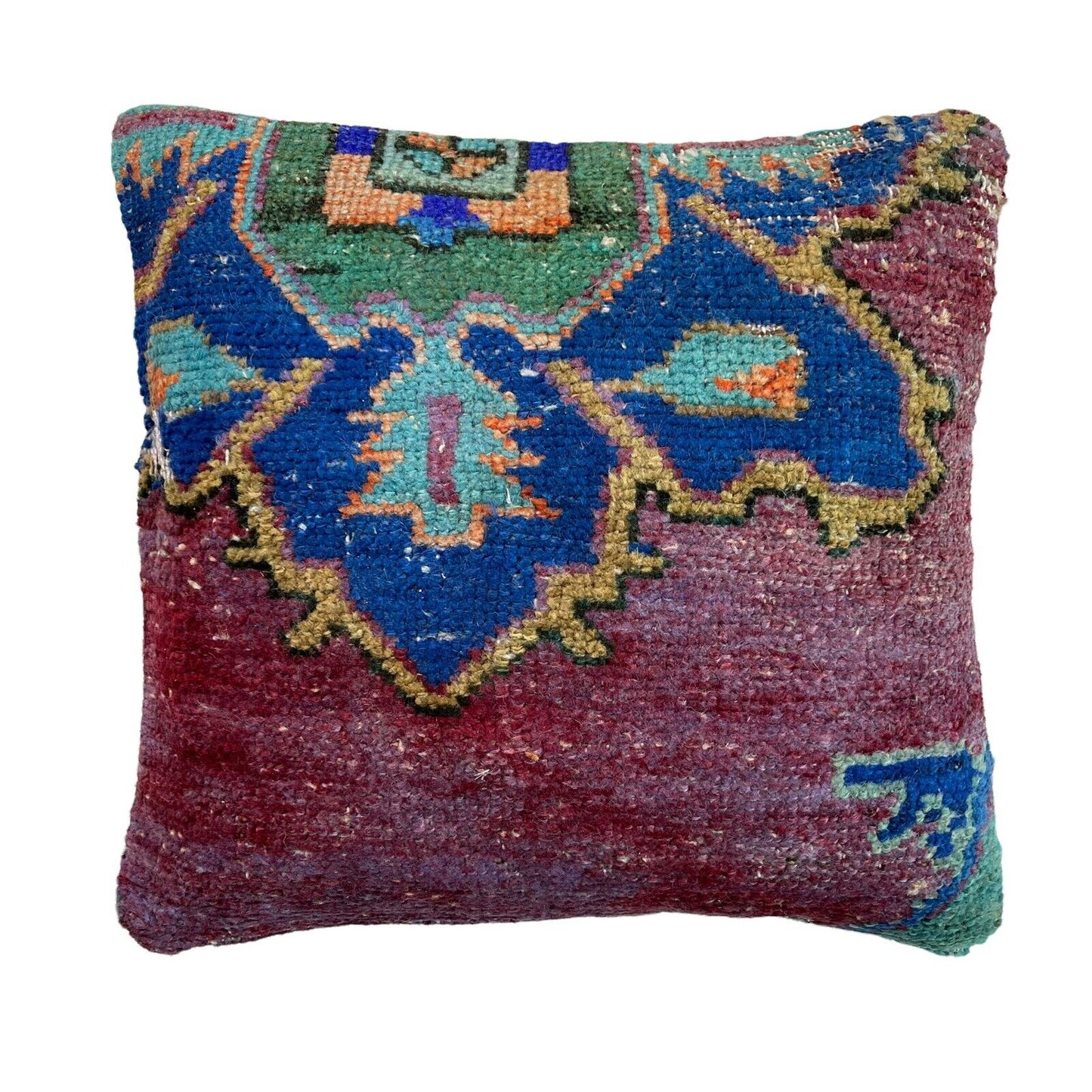 45 x 45 cm  , Vintage Turkish Cushion Cover ,  Vintage Handgemachte Kissenbezug