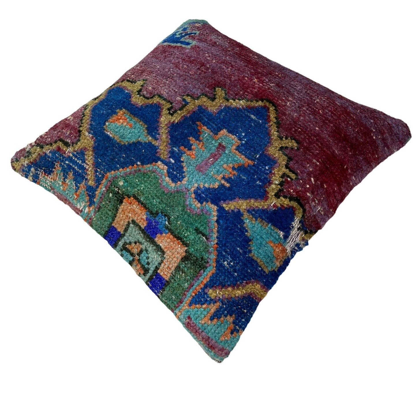 45 x 45 cm  , Vintage Turkish Cushion Cover ,  Vintage Handgemachte Kissenbezug