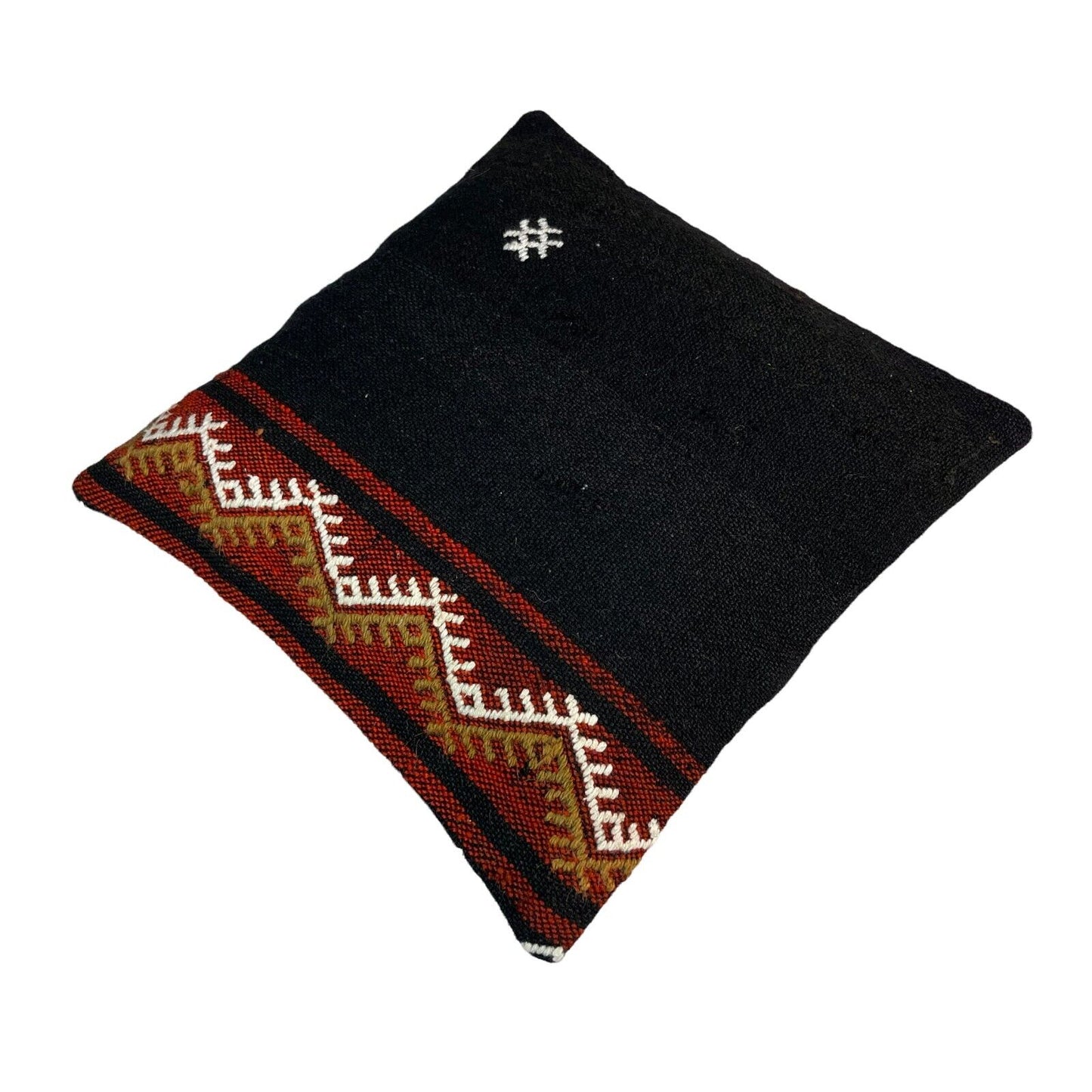 Einzigartige Kelim-Kissen,Turkish Kilim Pillow,16'×16'   Funda De Cojín Kilim