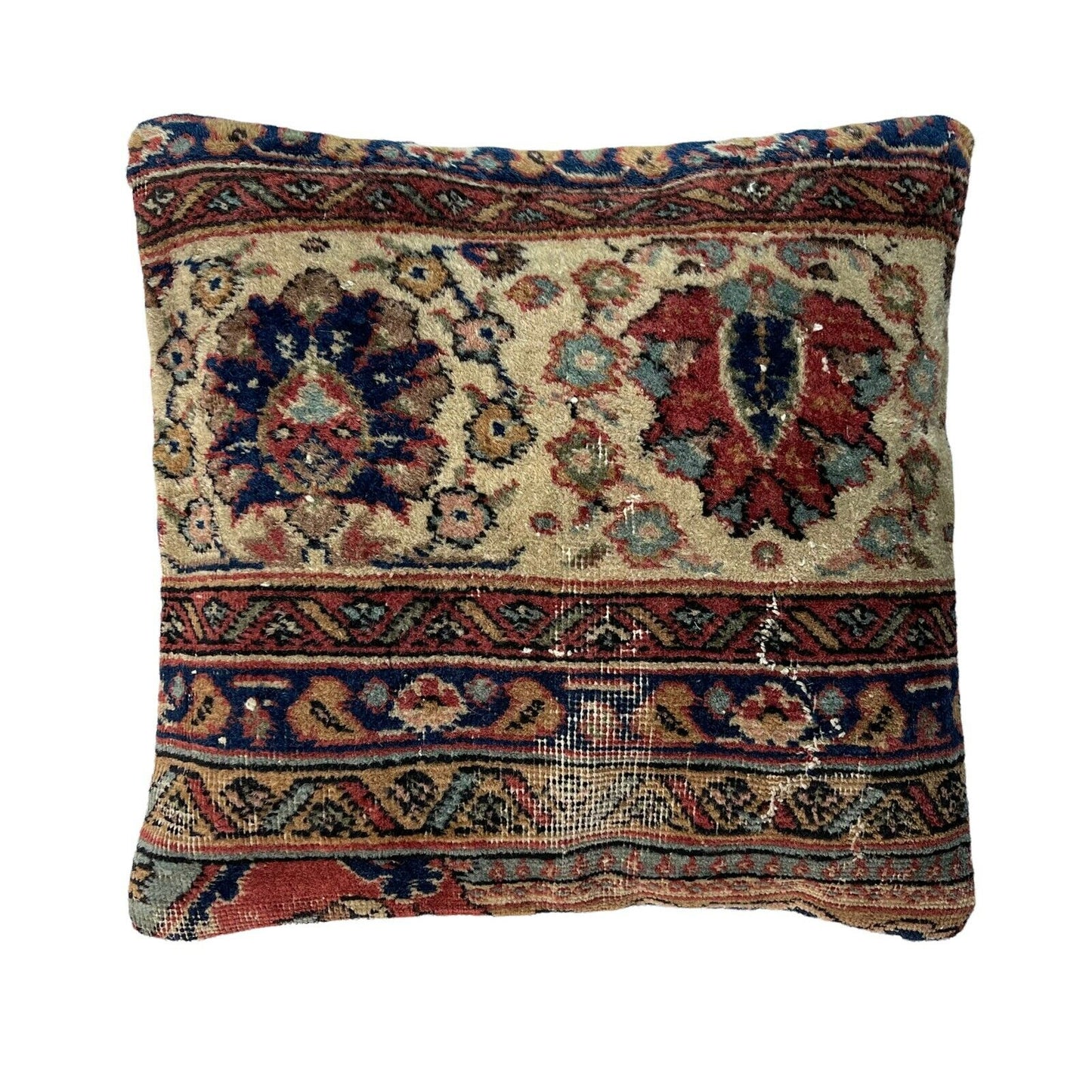 45 x 45 cm  , Vintage Turkish Cushion Cover ,  Vintage Handgemachte Kissenbezug