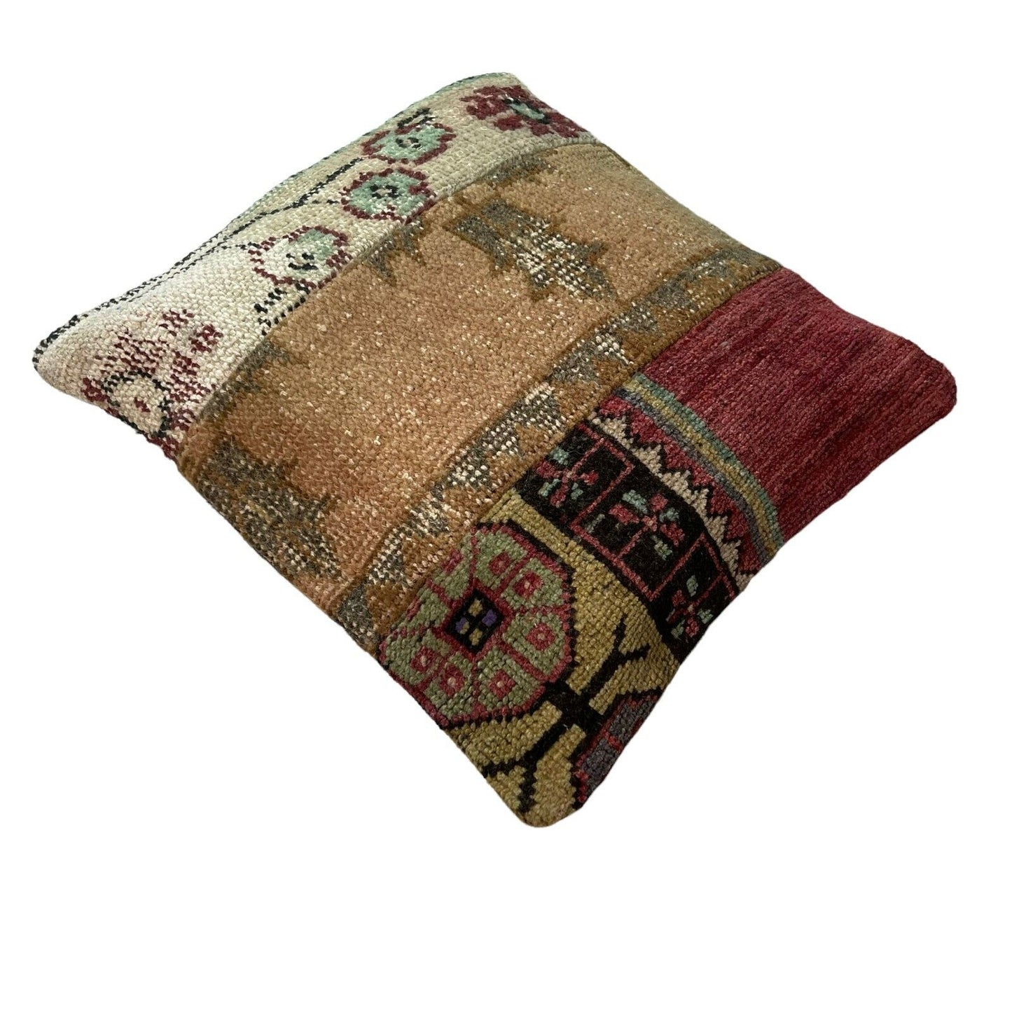 40 x 40 cm  , Vintage Turkish Cushion Cover ,  Vintage Handgemachte Kissenbezug