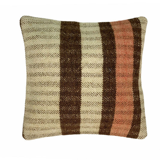 Einzigartige Kelim-Kissen,Turkish Kilim Pillow,16'×16'   Funda De Cojín Kilim