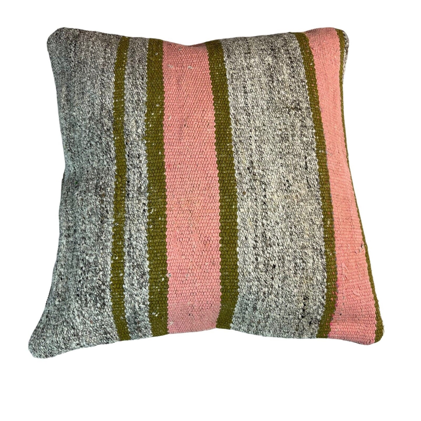 Einzigartige Kelim-Kissen,Turkish Kilim Pillow,16'×16'   Funda De Cojín Kilim