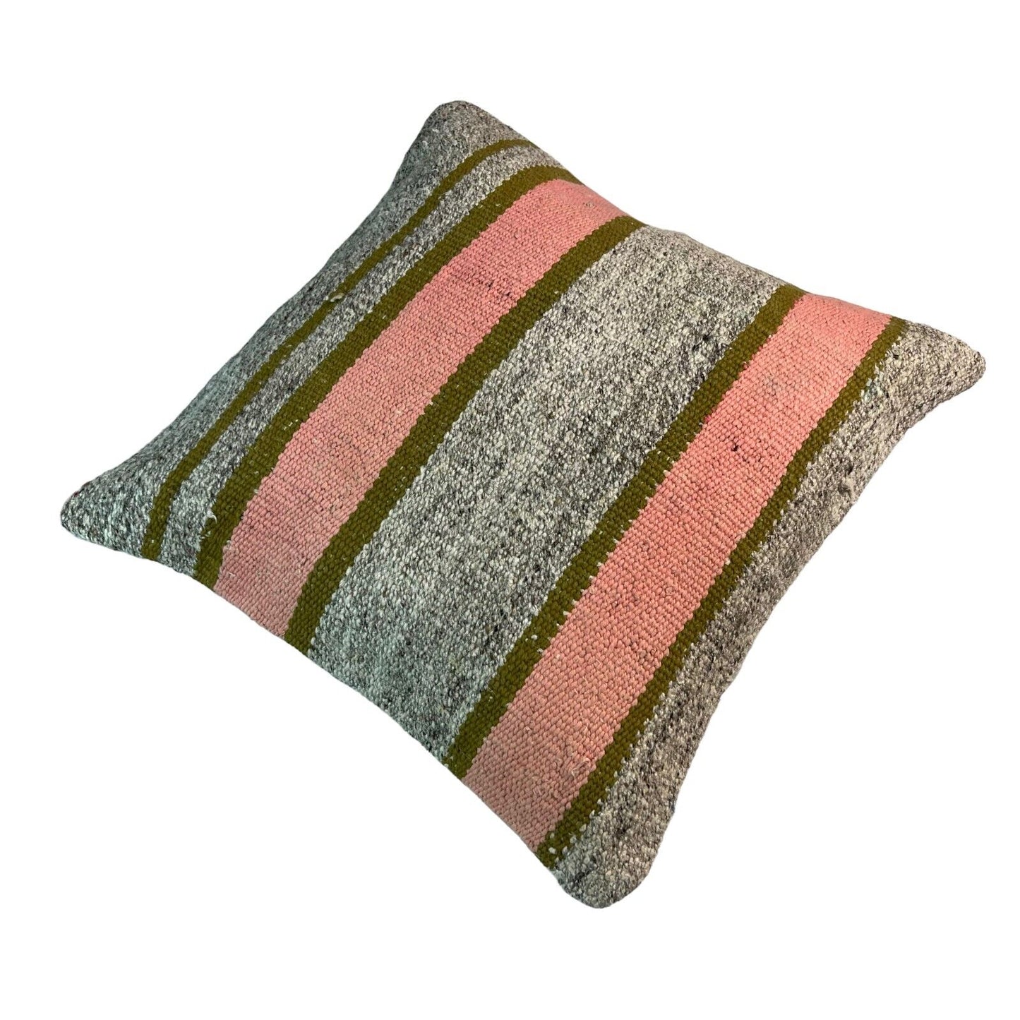 Einzigartige Kelim-Kissen,Turkish Kilim Pillow,16'×16'   Funda De Cojín Kilim