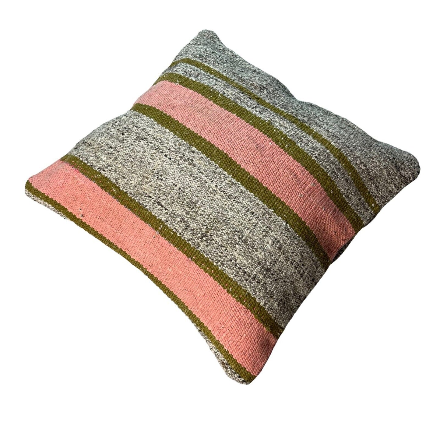 Einzigartige Kelim-Kissen,Turkish Kilim Pillow,16'×16'   Funda De Cojín Kilim