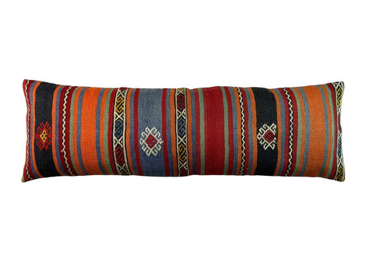 Einzigartige Kelim-Kissen, Turkish Cushion Cover , 16'×48' Pillow Cover