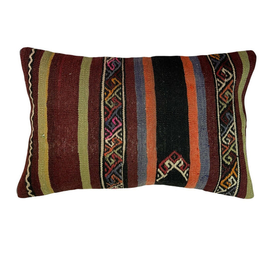 40x60 Cm Handgewebt Kelim Kissenbezug Vintage Kilim Cushion Cover , Boho,16'x24'