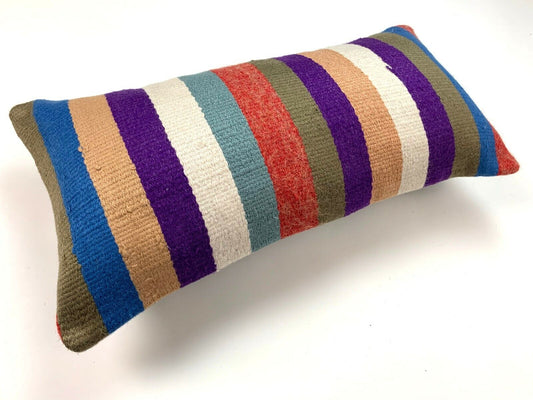 Einzigartige Kelimkissen Türkisch Kilim Pillow,12'×24' Pillow Cover Boho Kissen