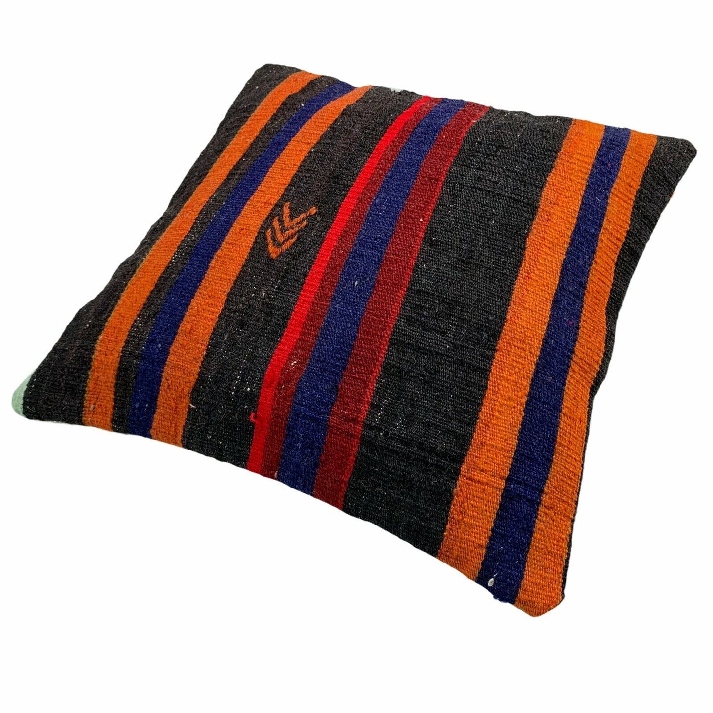 Einzigartige Kelim-Kissen,Turkish Kilim Pillow,16'×16'   Funda De Cojín Kilim