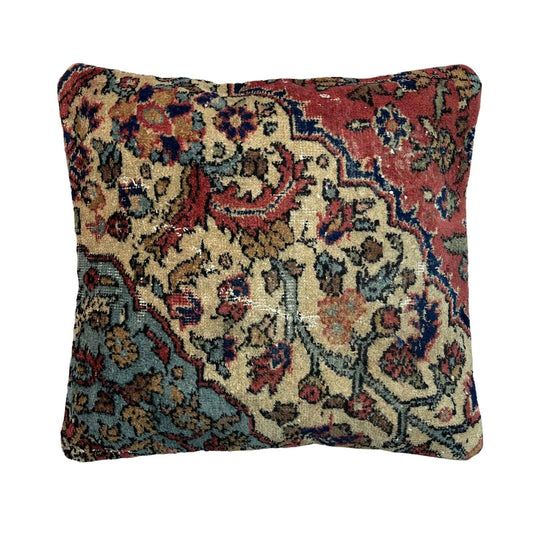 45 x 45 cm  , Vintage Turkish Cushion Cover ,  Vintage Handgemachte Kissenbezug