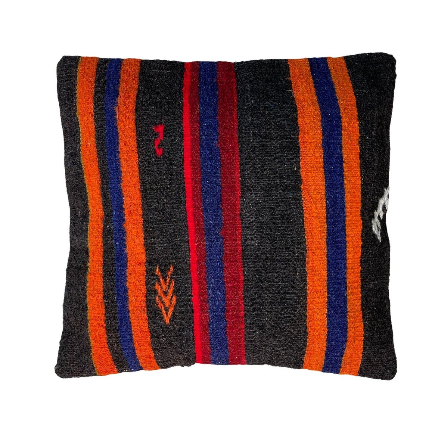 Einzigartige Kelim-Kissen,Turkish Kilim Pillow,16'×16'   Funda De Cojín Kilim