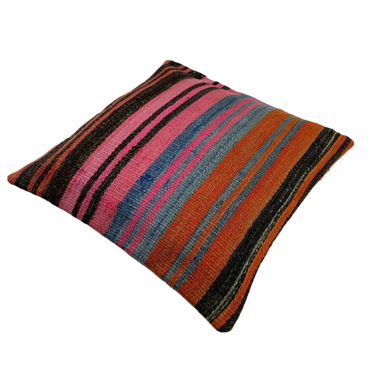 Einzigartige Kelim-Kissen,Turkish Kilim Pillow,16'×16'   Funda De Cojín Kilim