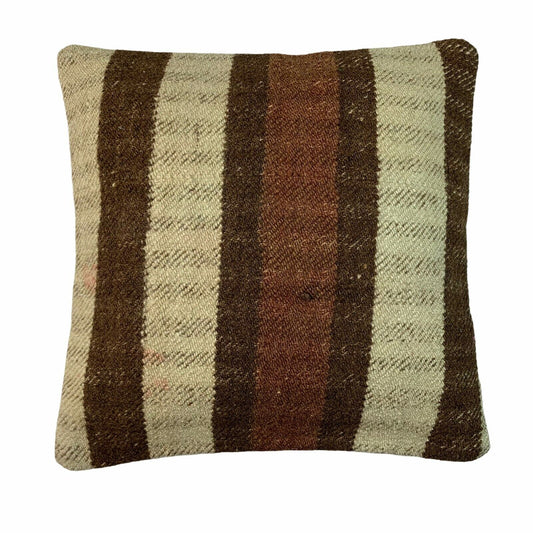 Einzigartige Kelim-Kissen,Turkish Kilim Pillow,16'×16'   Funda De Cojín Kilim