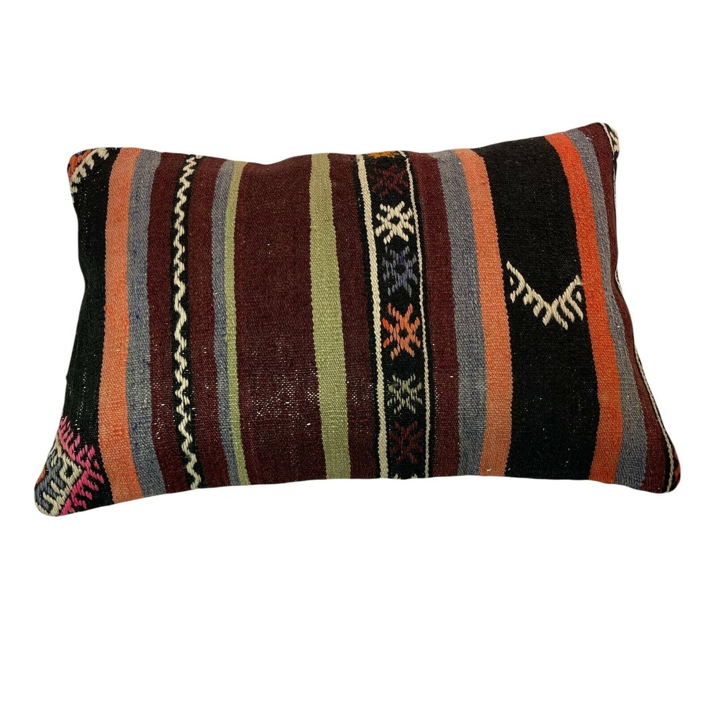 40x60 Cm Handgewebt Kelim Kissenbezug Vintage Kilim Cushion Cover , Boho,16'x24'