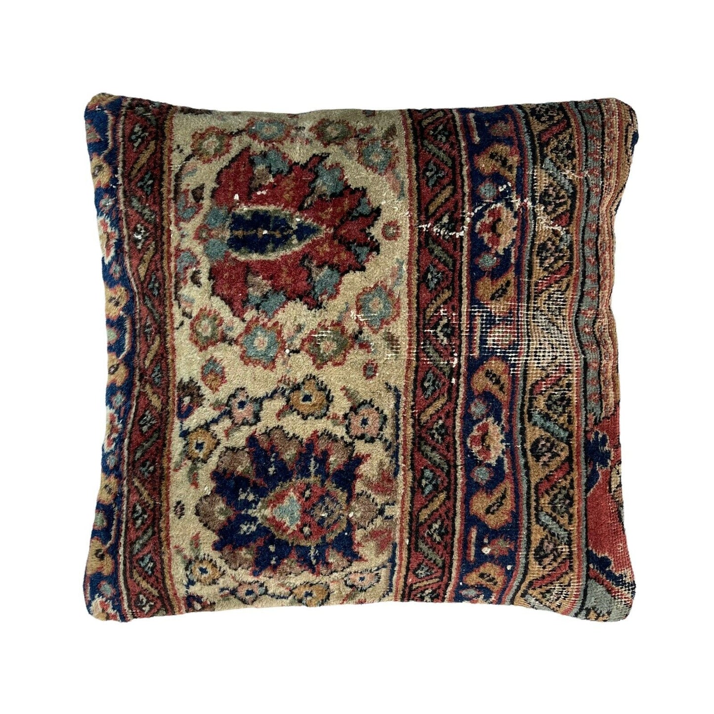 45 x 45 cm  , Vintage Turkish Cushion Cover ,  Vintage Handgemachte Kissenbezug