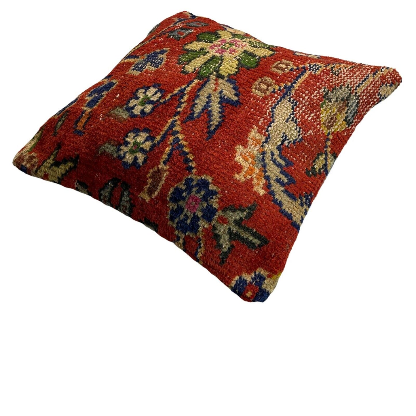 45 x 45 cm  , Vintage Turkish Cushion Cover ,  Vintage Handgemachte Kissenbezug