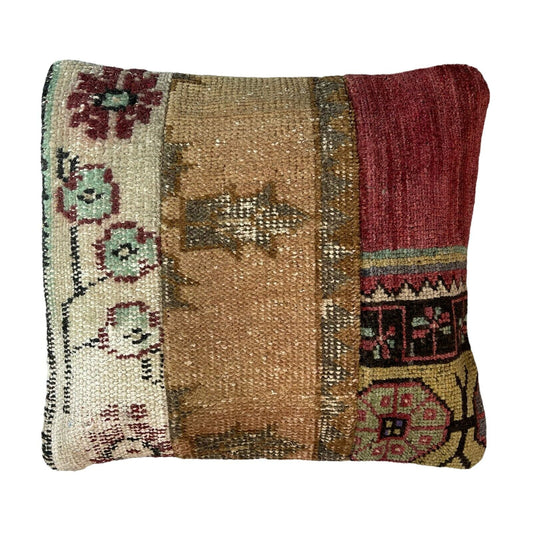 40 x 40 cm  , Vintage Turkish Cushion Cover ,  Vintage Handgemachte Kissenbezug