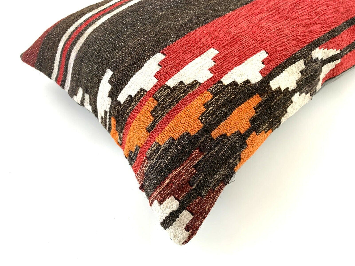 Pointez sur l'image pour zoomer Luxe-Laine-turc-marocain-Colore-Kilim-Housses