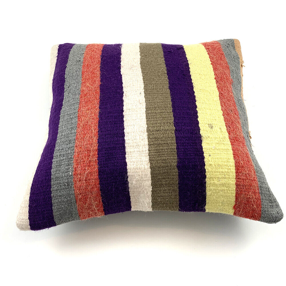 40X40 cm Kelim Handgewebt Kissenbezug Kelimkissen Turkish Cushion Pillow Cover