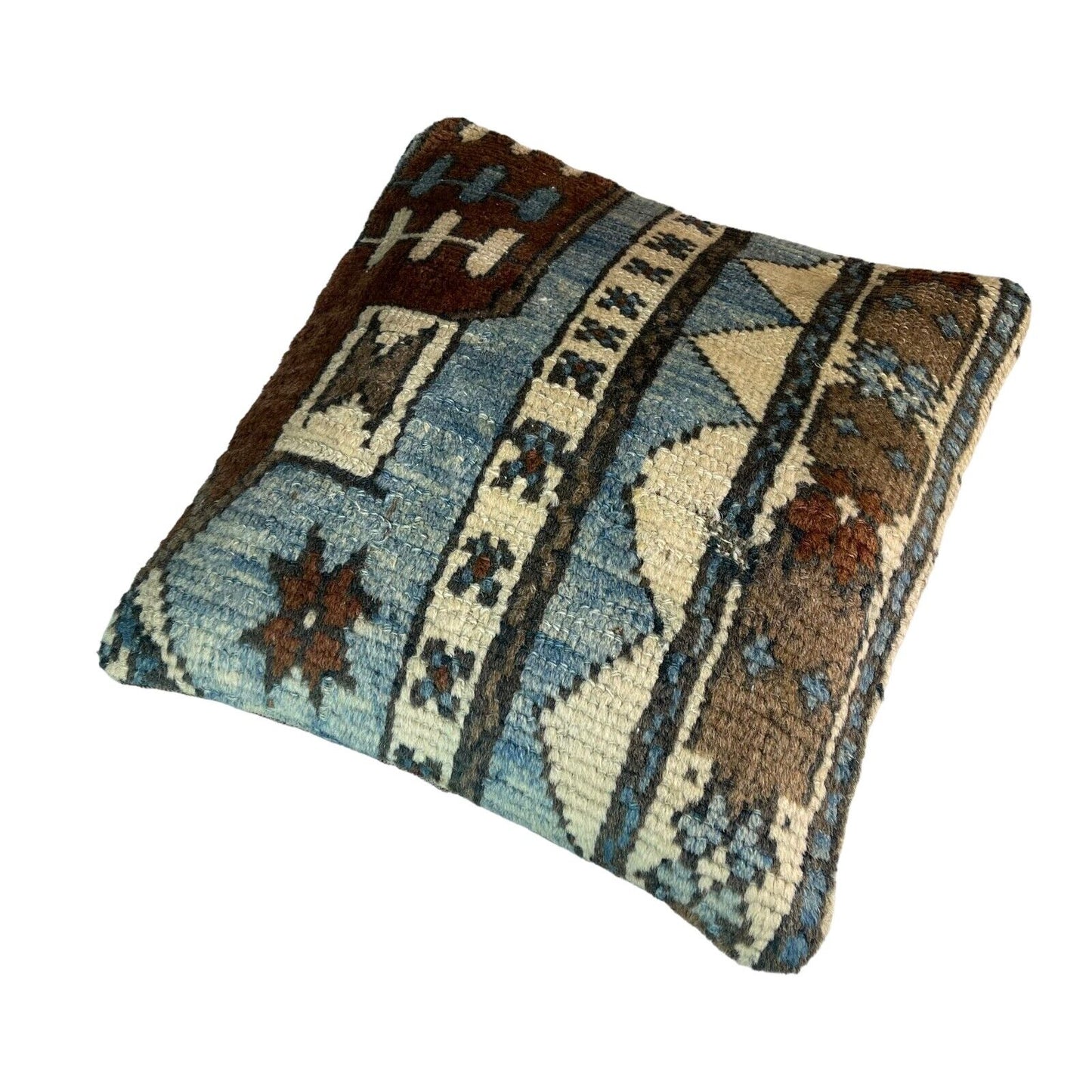 Einzigartige Kelim-Kissen,Turkish Kilim Pillow,16'×16'   Funda De Cojín Kilim