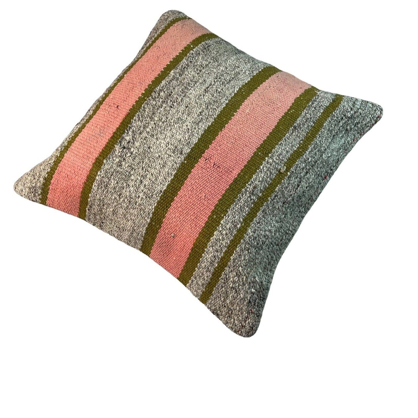 Einzigartige Kelim-Kissen,Turkish Kilim Pillow,16'×16'   Funda De Cojín Kilim